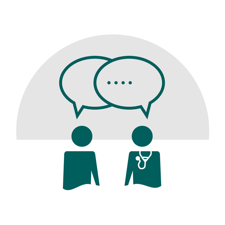 Icon people talking
